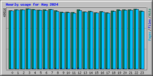 Hourly usage for May 2024